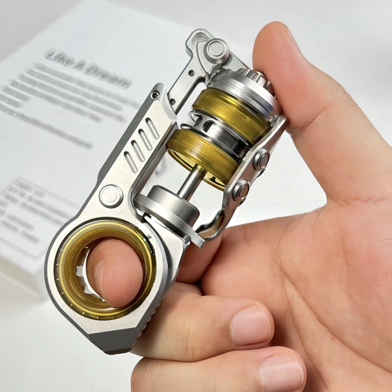 EDC スタングレネード音叉フィジェットスピナーメカニカルラチェット