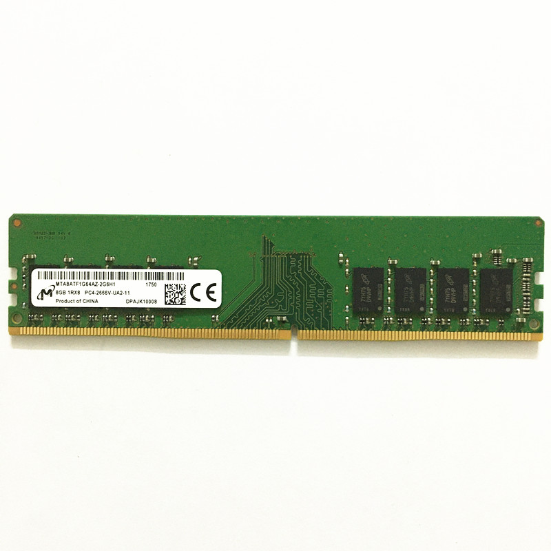 ミクロン-ddr4グラム8GB,1rx8,PC4-2666v-UA2-11 udimm,ddr4,2666mhz
