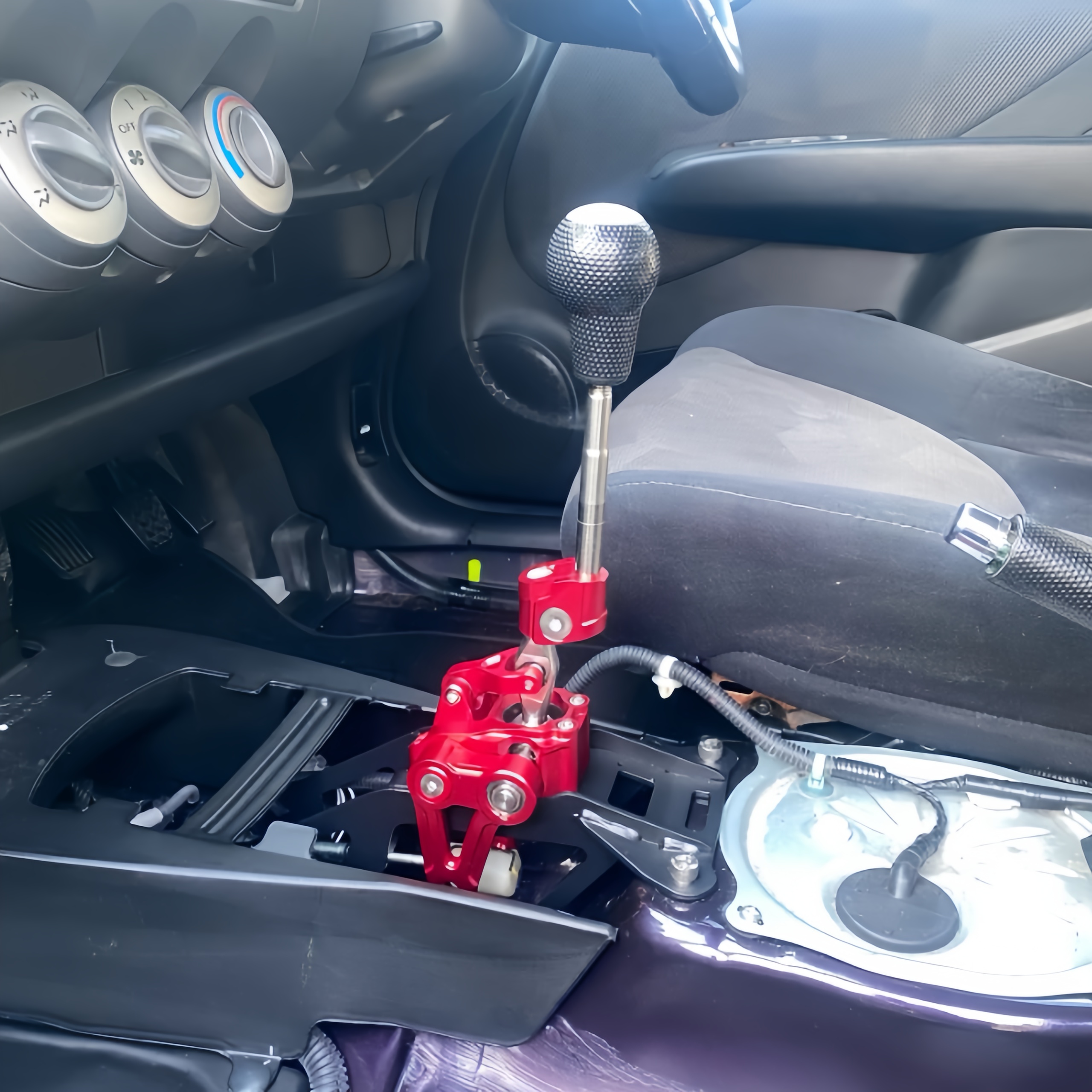 ギアシフターボックスマニュアルショートシフターホンダフィット GK5