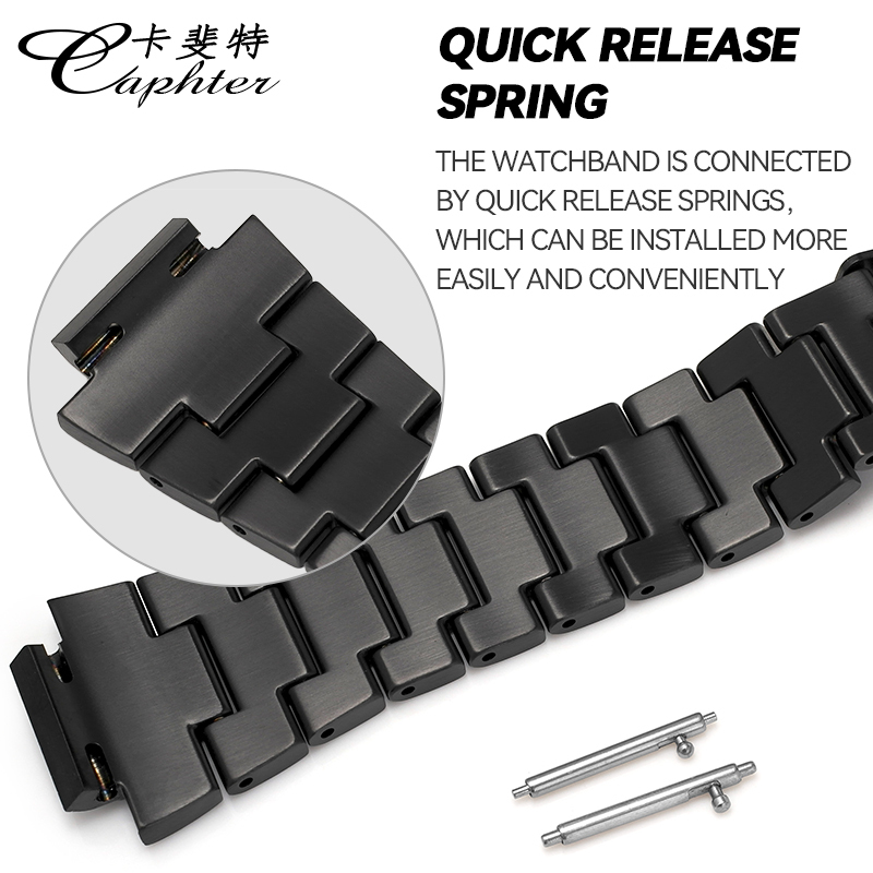 Casioak MOD キット金属時計バンドブレスレットステンレス鋼ストラップ