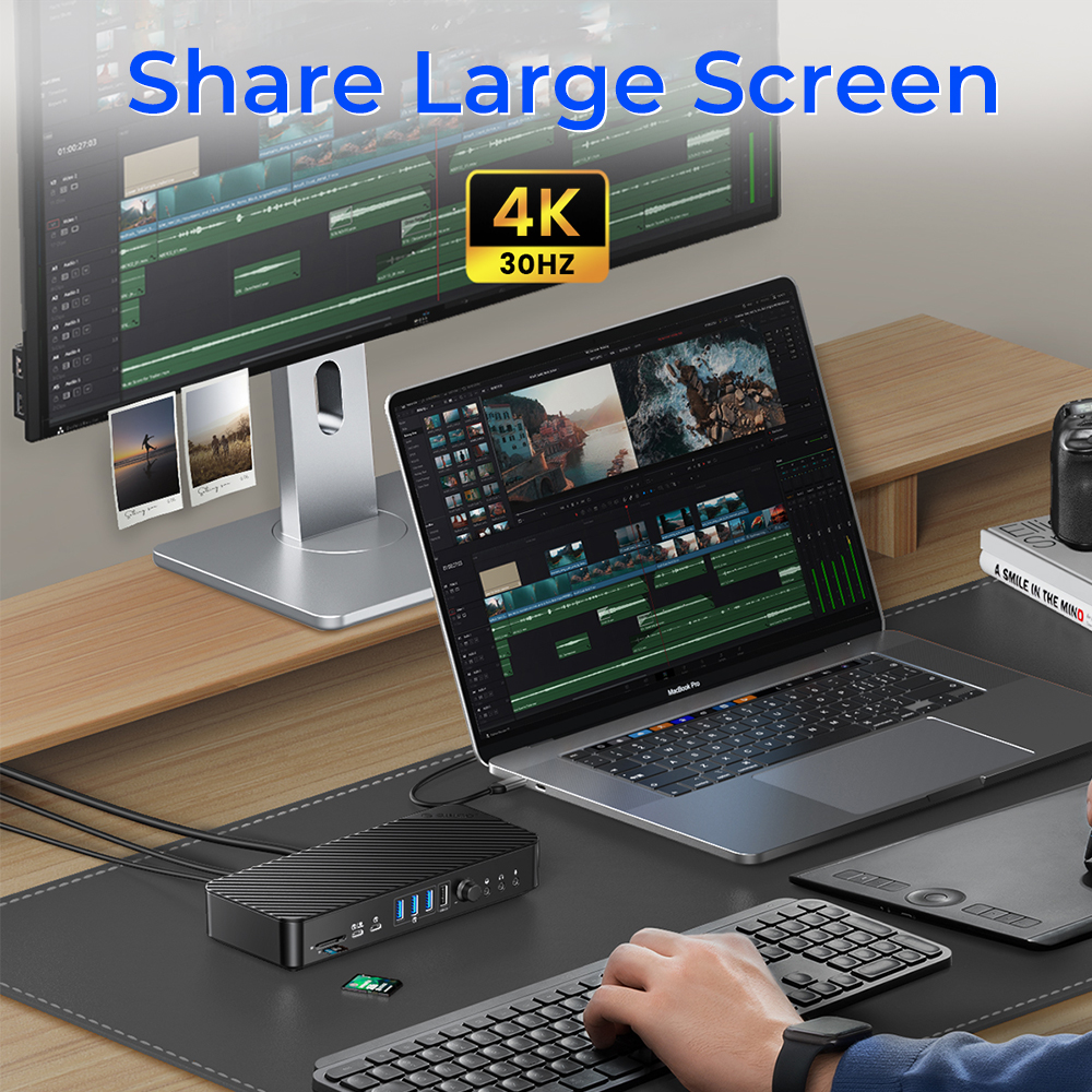 ORICO ドッキングステーション 5画面拡張 8K 22-in-1 ORICO ドッキング