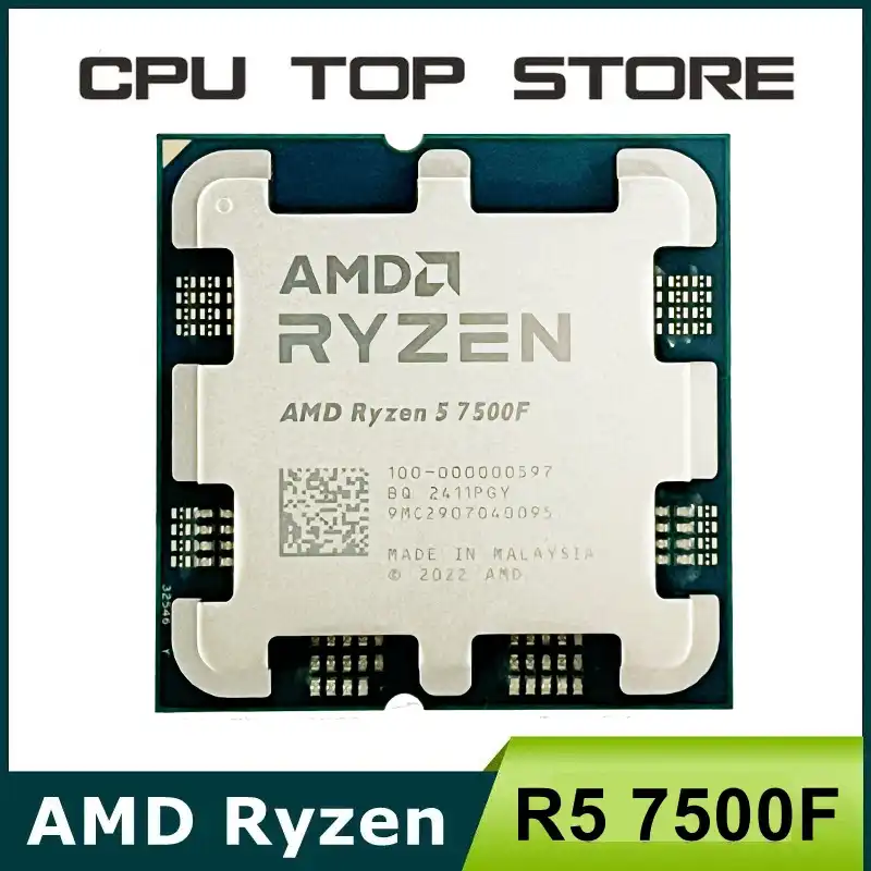 AMD Ryzen 5 R5 7500F 3.7GHz 6-Core 12-Thread CPU LGA AM5 Not brand