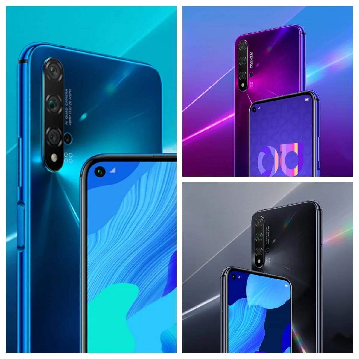Global HUAWEI Nova 5T,Smartphone Android,Google Play Store,6.26