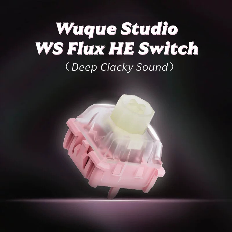 Wuque Studio WS Flux HE Switch Deep Clacky Sound 35gf Magnetic