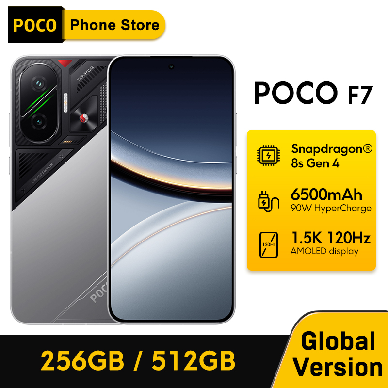 新しいPOCO F7グローバル版スマートフォン 256GB/512GB Snapdragon搭載