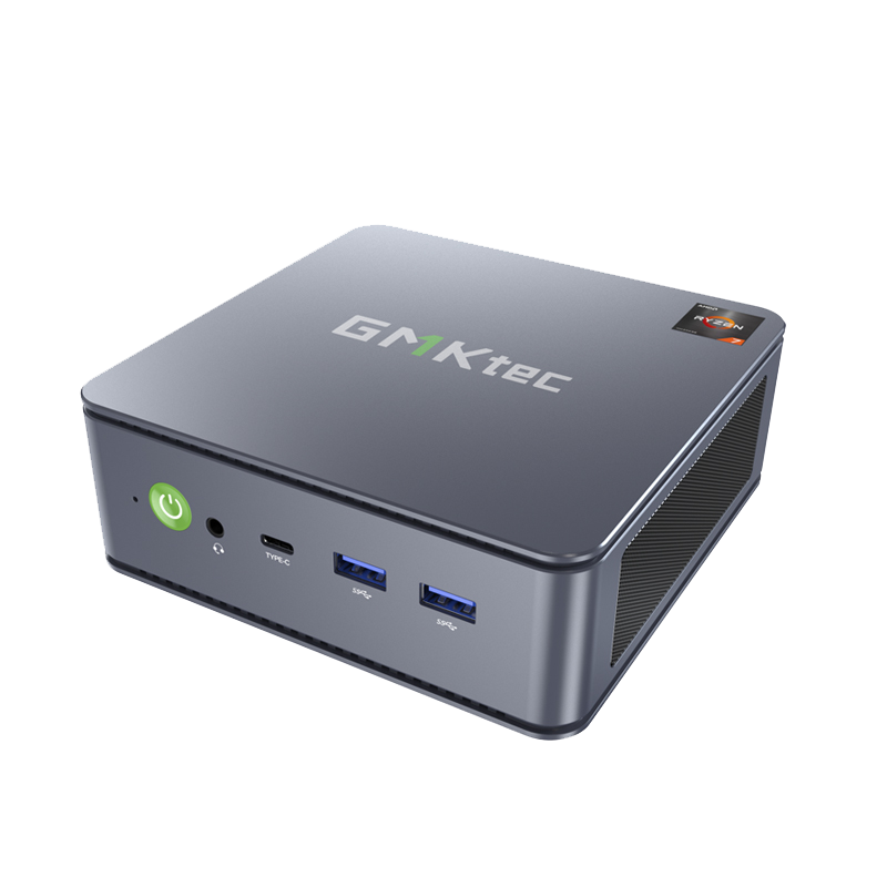 GMKtec Mini Pc GMK K6 AMD Ryzen7 R7 7840HS NUCBOX Design of dual
