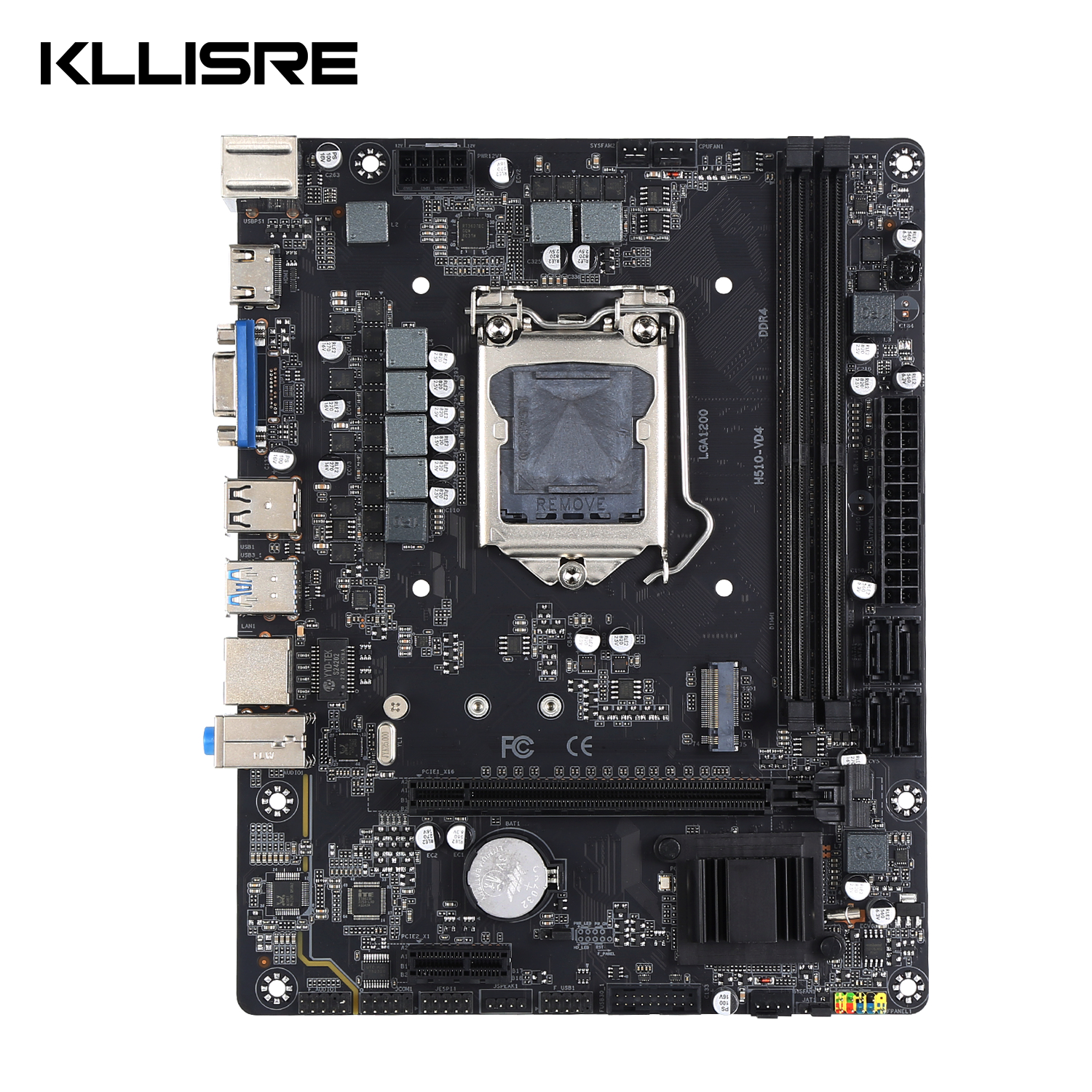 Kllisre-マザーボードセット,H510,Core i5,11400f,2x8GB, 16GB,ddr4