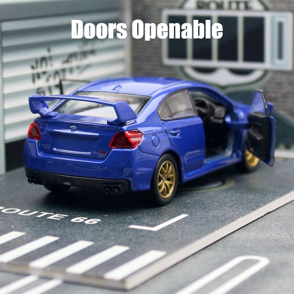 1/36 SUBARU Impreza WRX STI Racing Car Toy Model For Children RMZ
