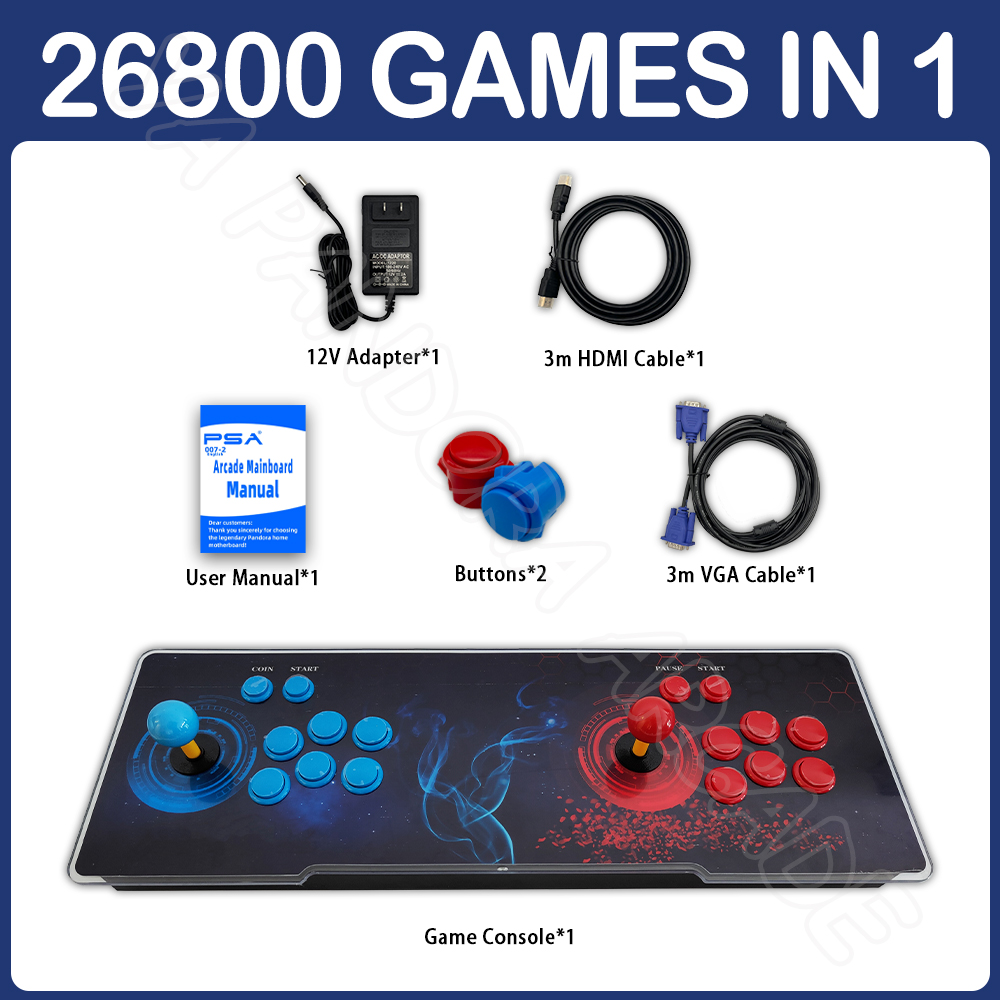 26800 in 1 最新パンドラ DX プラスボックスレトロアーケードゲーム機