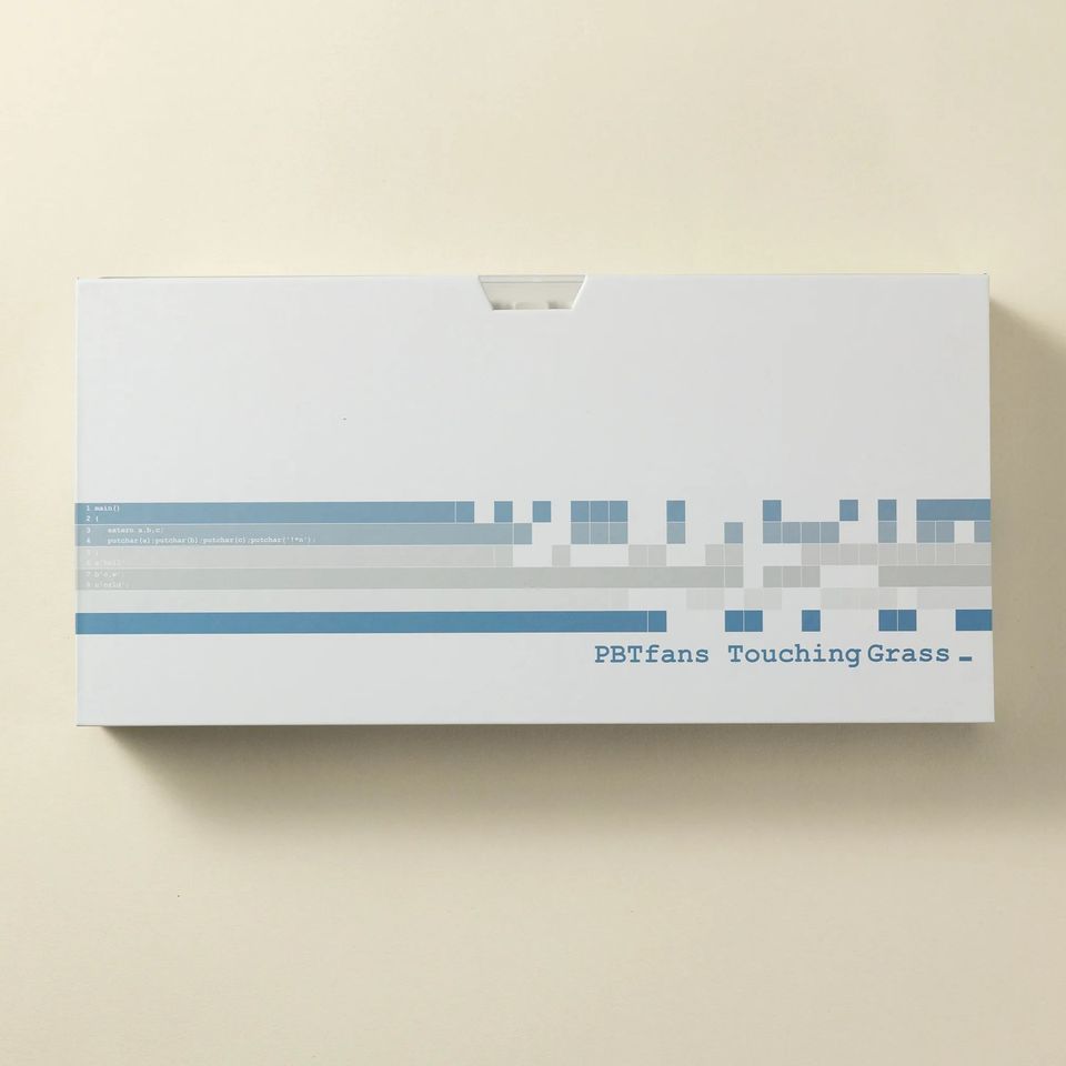 Kit base] PBTfans Touching Grass Material PBT Dye-sub Cherry