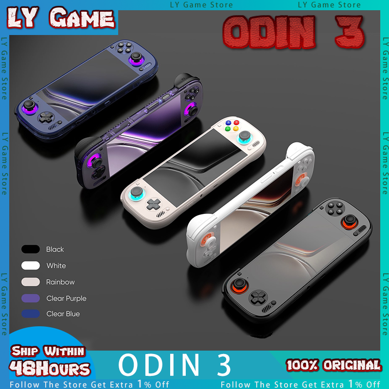 AYN Odin 3 Game Console 6'' 1080P 120Hz AMOLED Screen Handheld