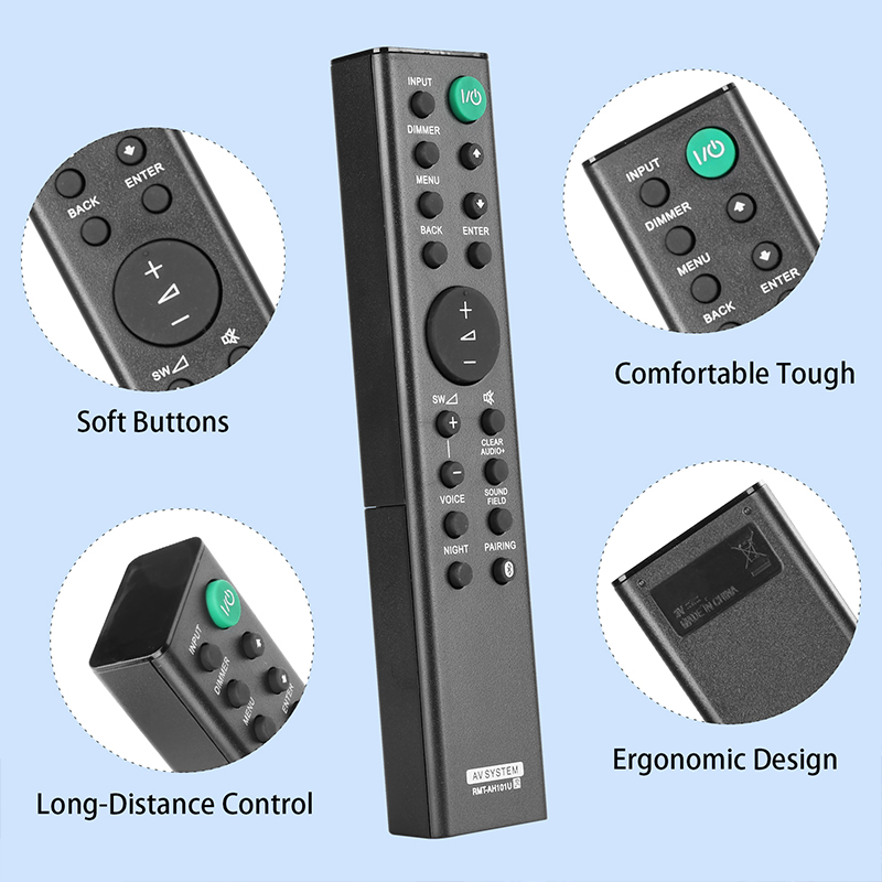 ソニーのサウンドバーシステム用のリモートコントロール,RMT-AH101U