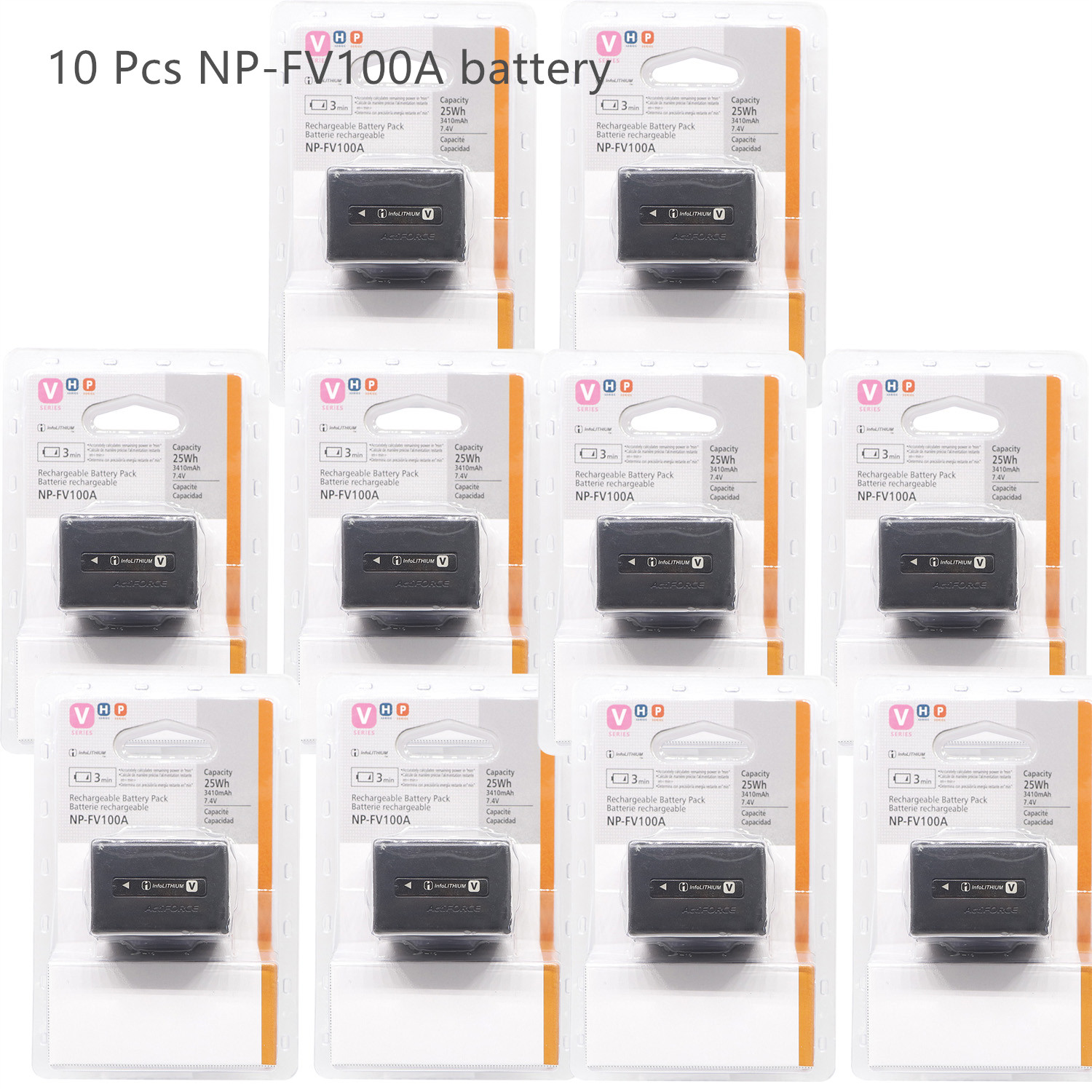 NP-FV100A Battery For SONY PXW-X70 PXW-Z90 HXR-NX80 NX70 FDR-AX700
