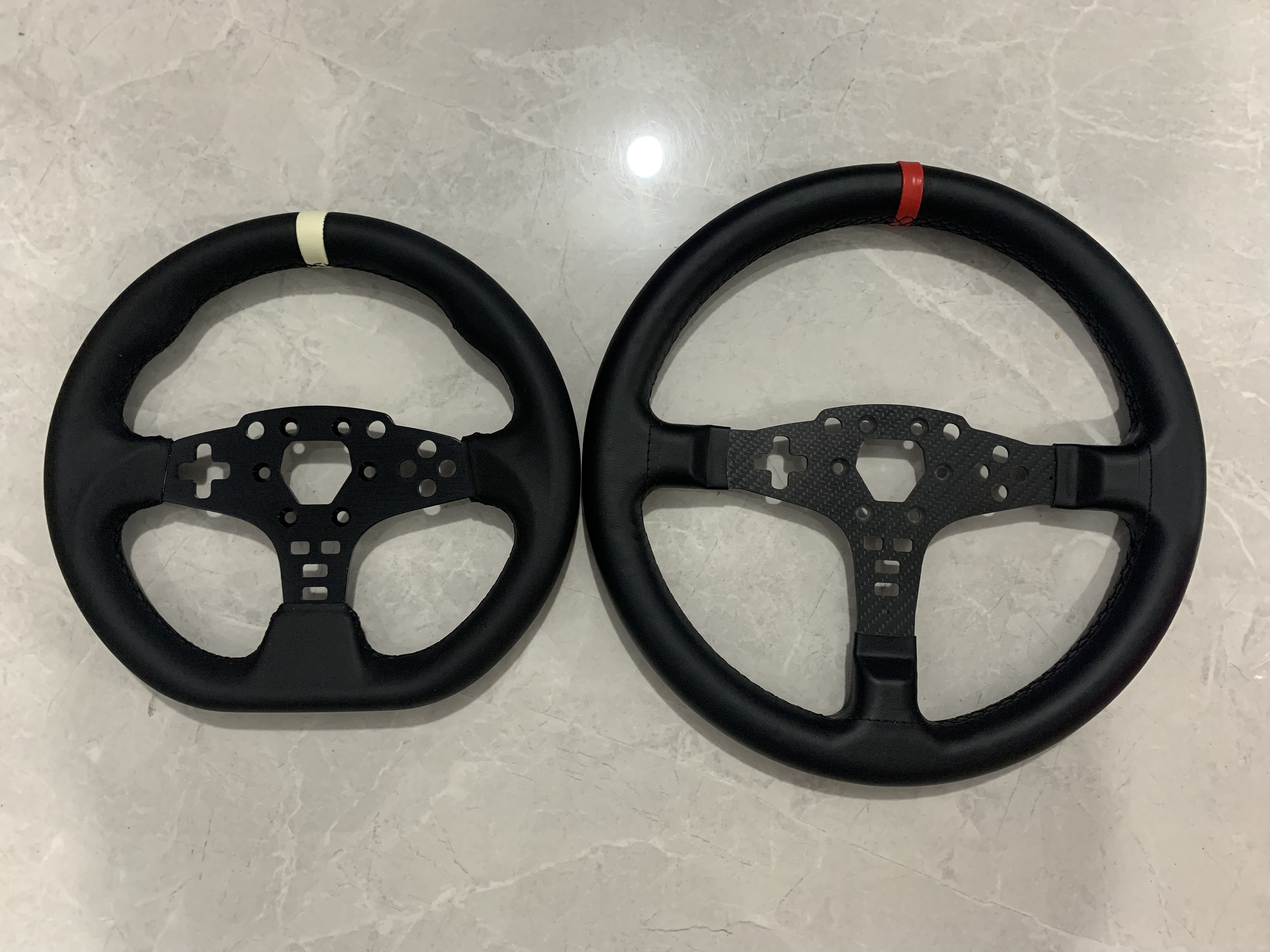 SIMPUSH 13inchs 33cm Circular steering wheel Rally sim racing MOD