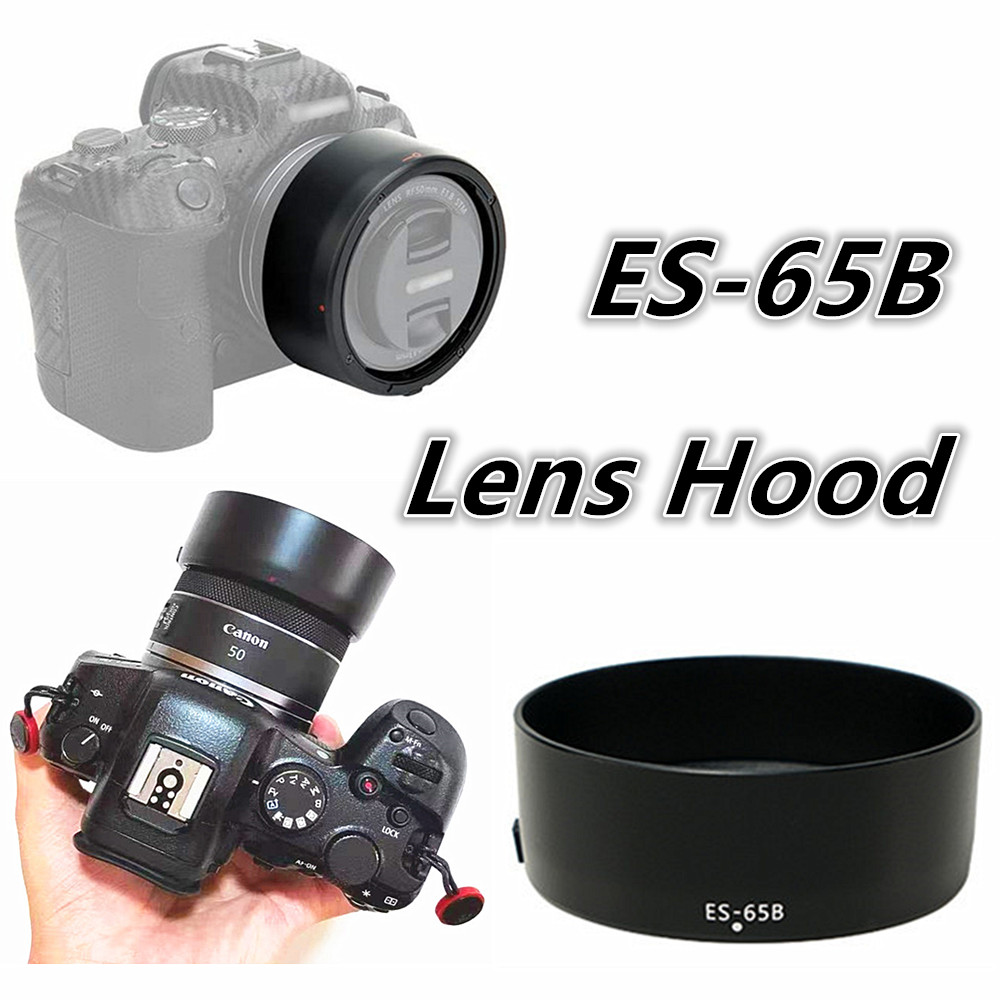 UV CPL FLD Filter Kit ES65B Bayonet Lens Hood Cap For Canon RF