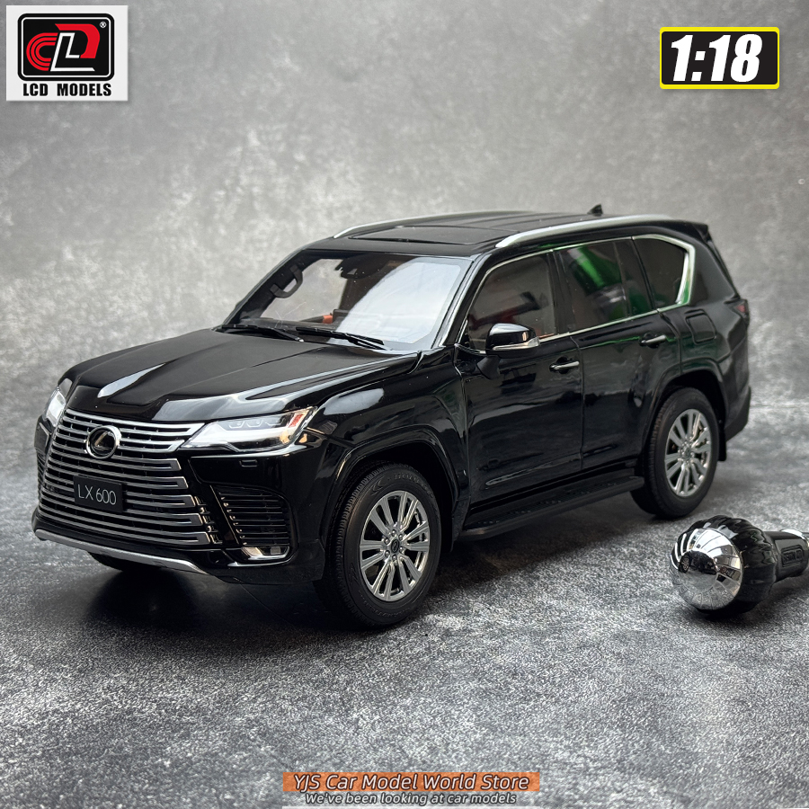LCD 1:18 Lexus LX600 alloy car model SUV static decoration holiday