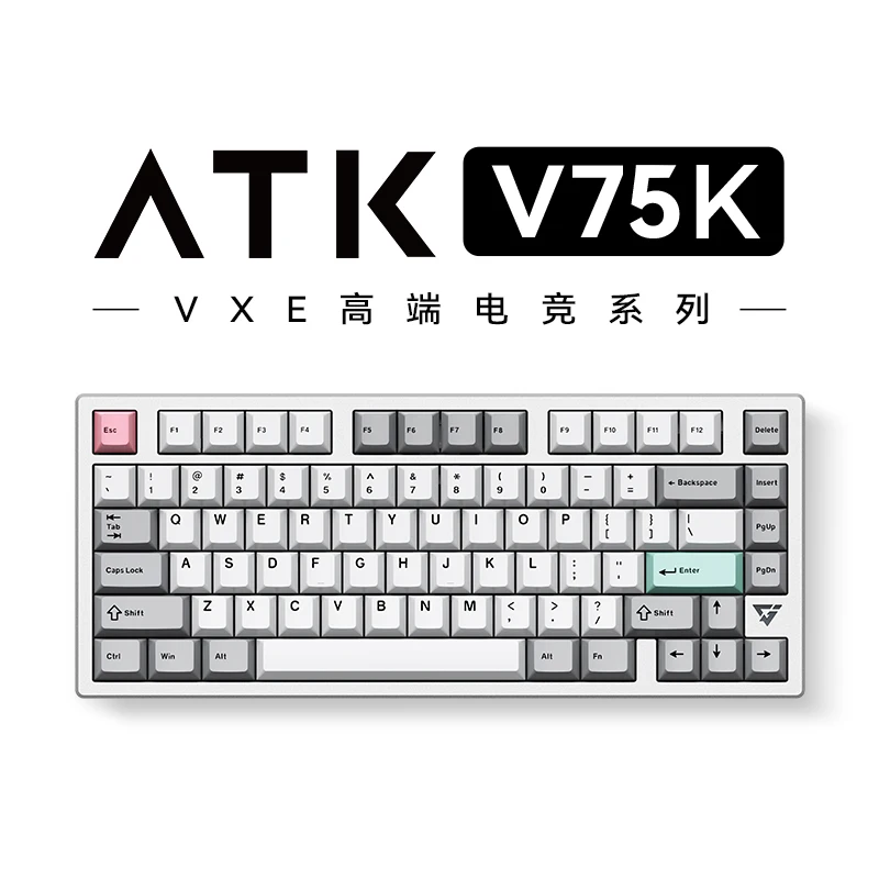 ATK VXE V75X Mechanical keyboard CNC Aluminum alloy 75% Layout Tri