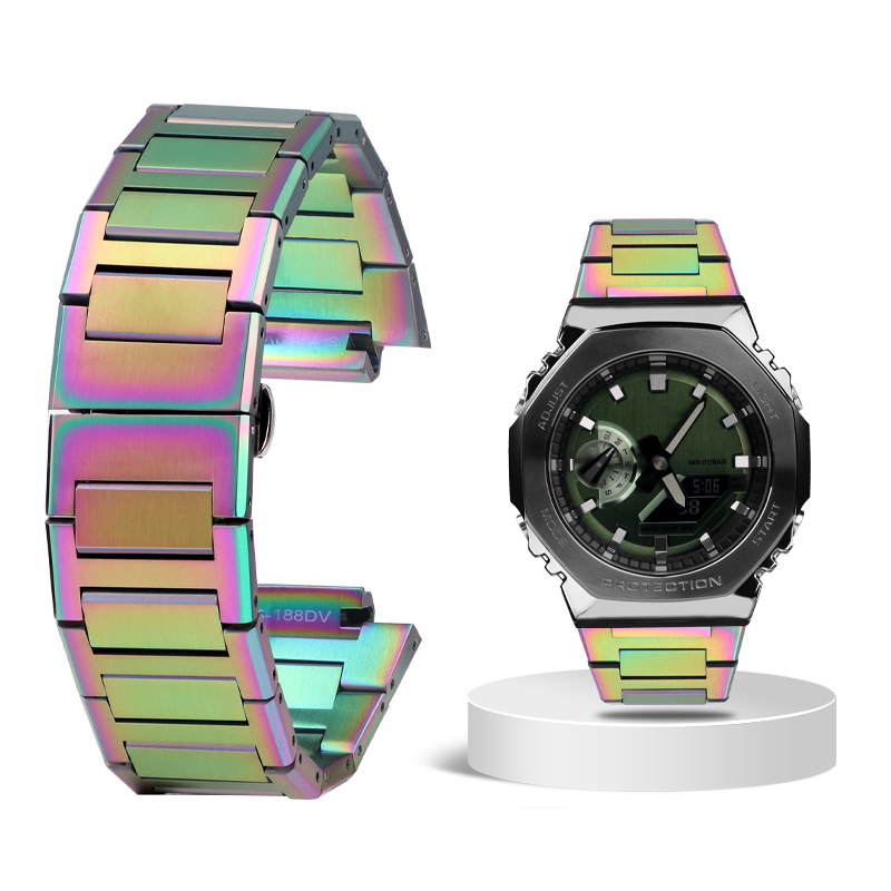 修正された金属時計バンドブレスレット男性のストラップカシオG-SHOCK