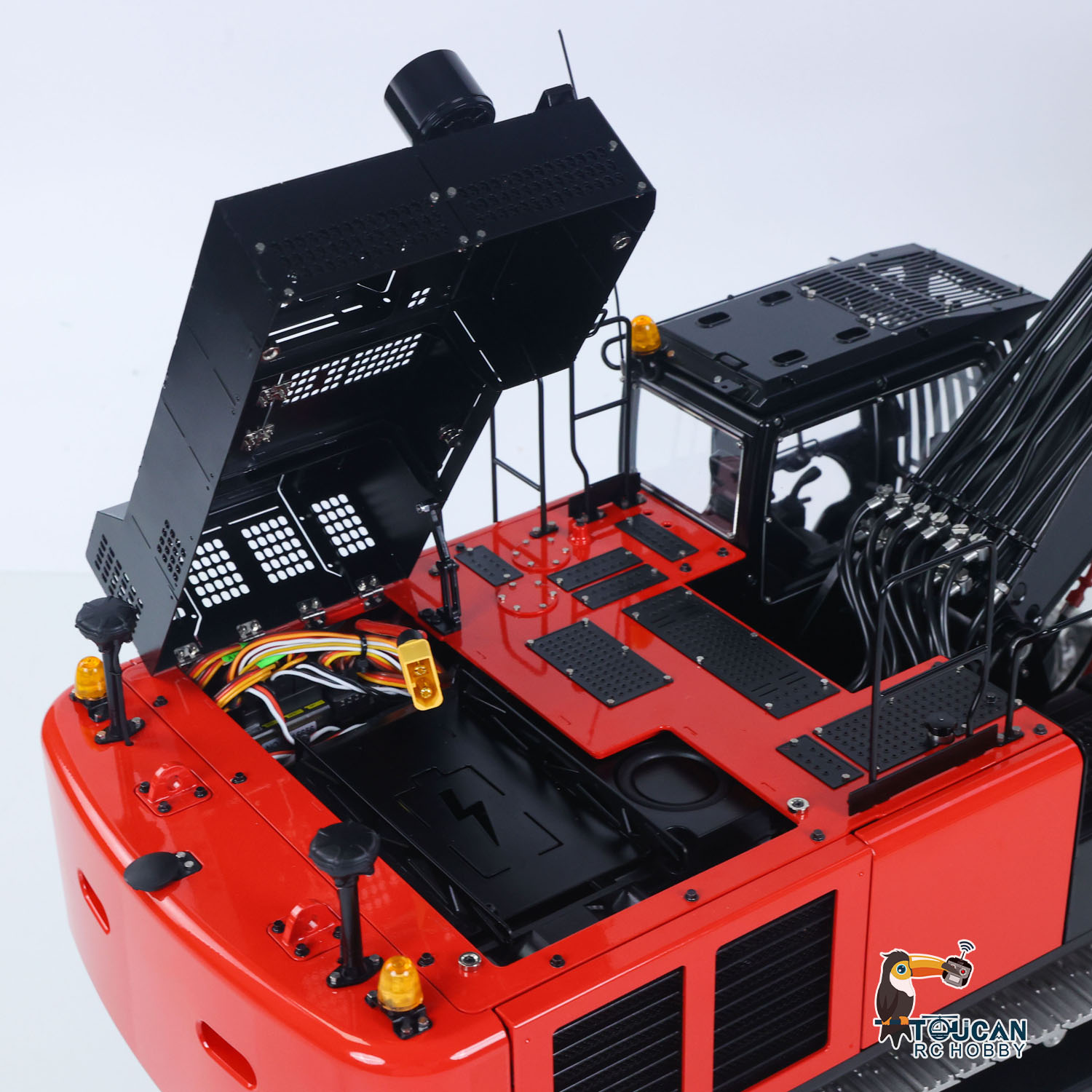 LESU ZX490 Aoue 1/14 KIT RC Hydraulic Excavator CNC Metal Remote