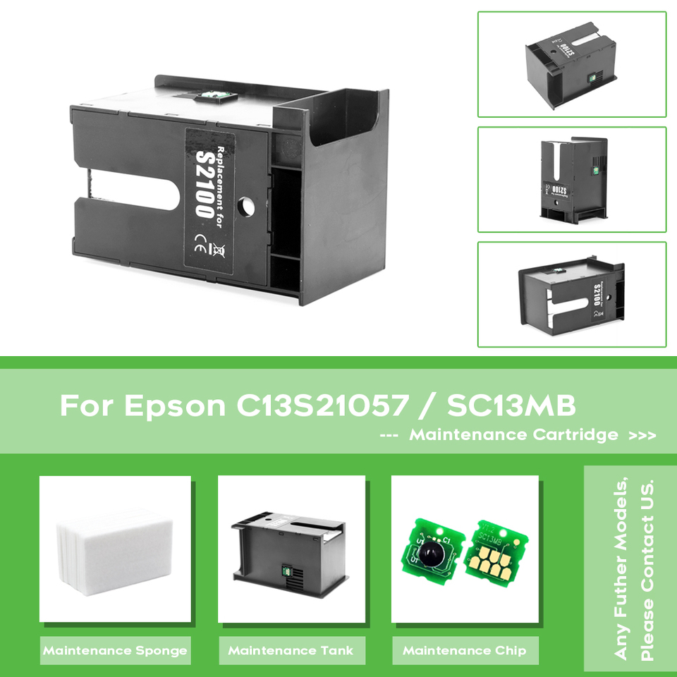 エプソンプリンター用の無駄なinkメンテナンスタンク,c13s210057 s2100