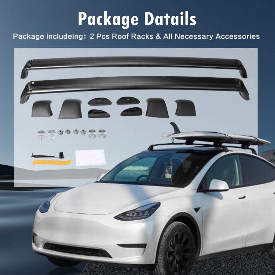 ロック可能なルーフラック テスラ モデル Y 2020-2025 ジュニパー