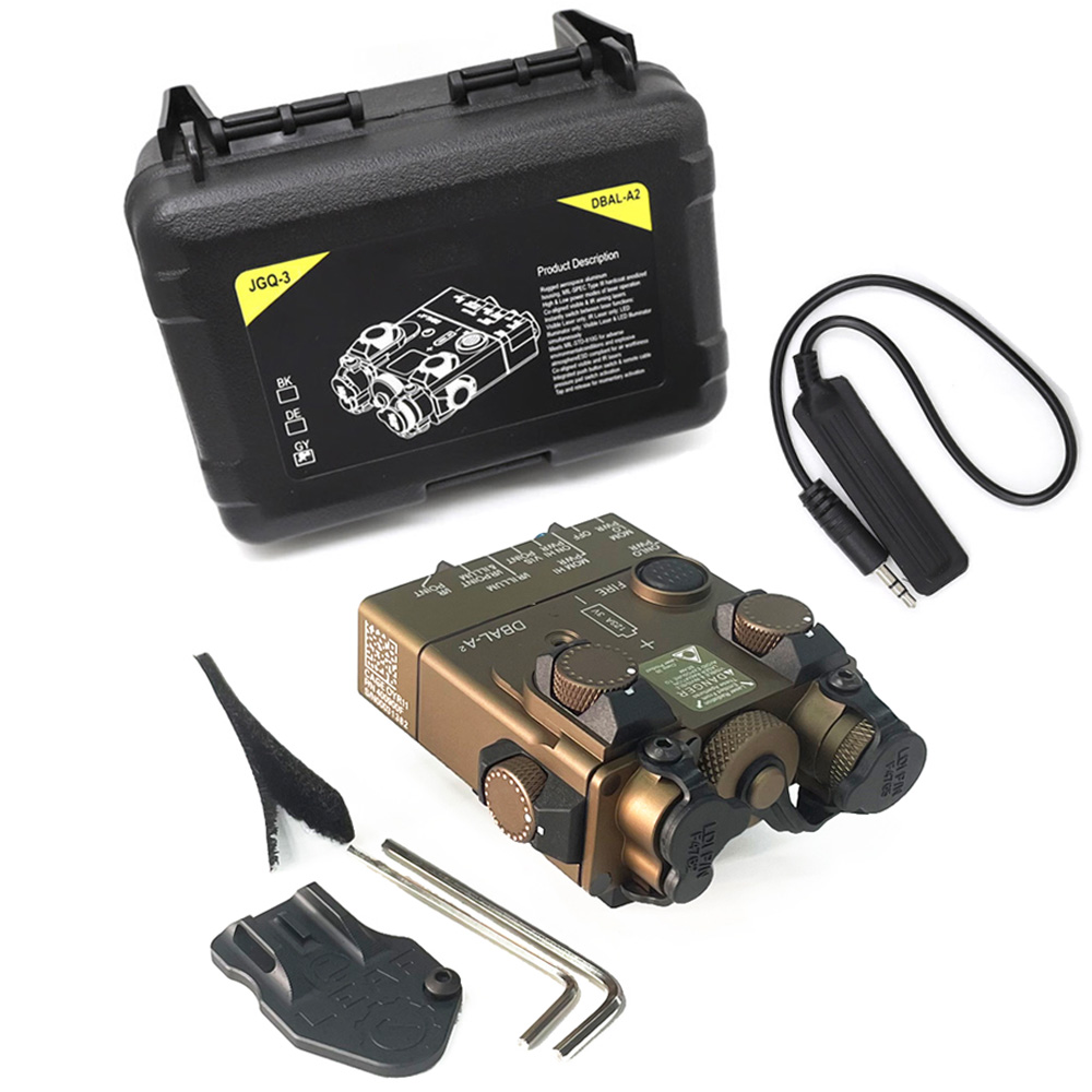 フルメタルDBAL-A2グリーンレーザーサイト事前2可視/irデュアルビーム