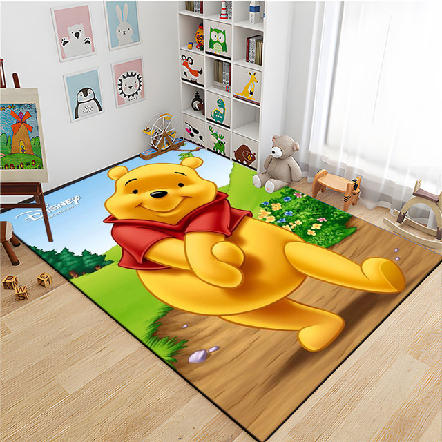 ⭐️DISNEY おしゃれなディズニーラグ＜POOH/Look in RUG⭐️