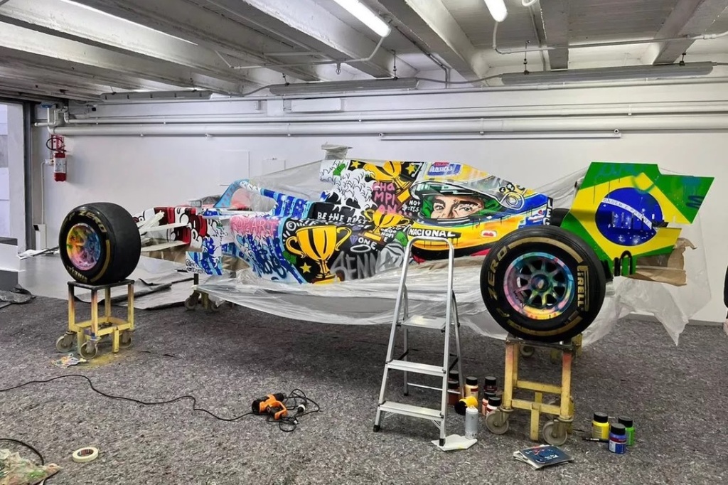 F1エミリア・ロマーニャGP開催に合わせて『Senna Now』アートカーを