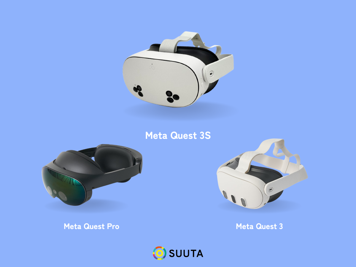 Meta Quest 3SとQuest3・Proを徹底比較！気になる22項目で買うべきか