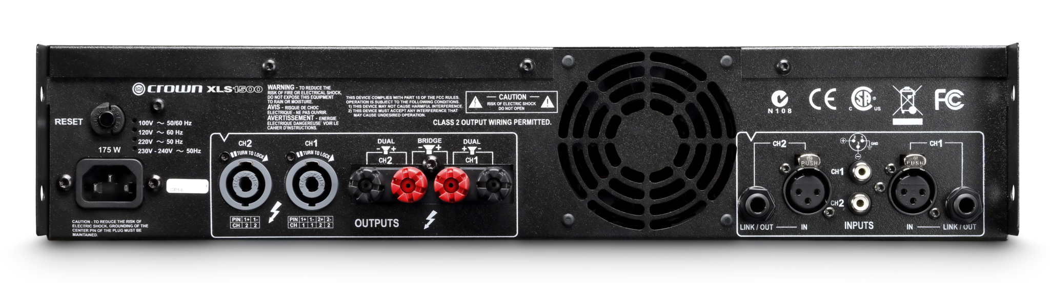 XLS 1500 | Crown Audio - Professional Power Amplifiers | English