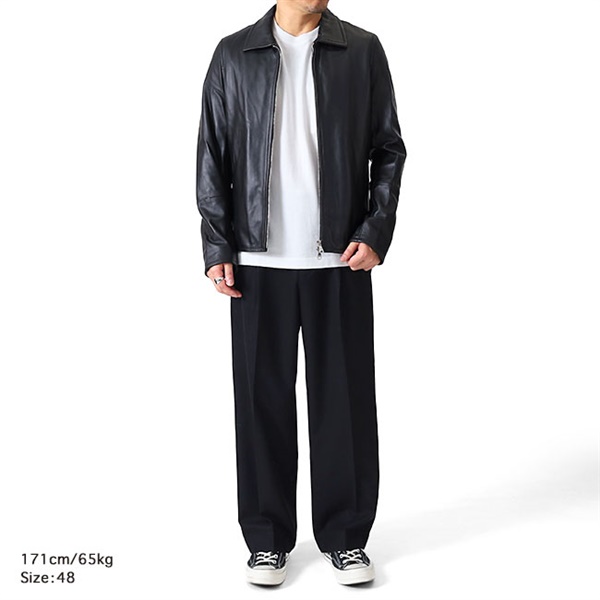 EMMETI エンメティ ERICK エリック ラムスキン 襟付き シングル