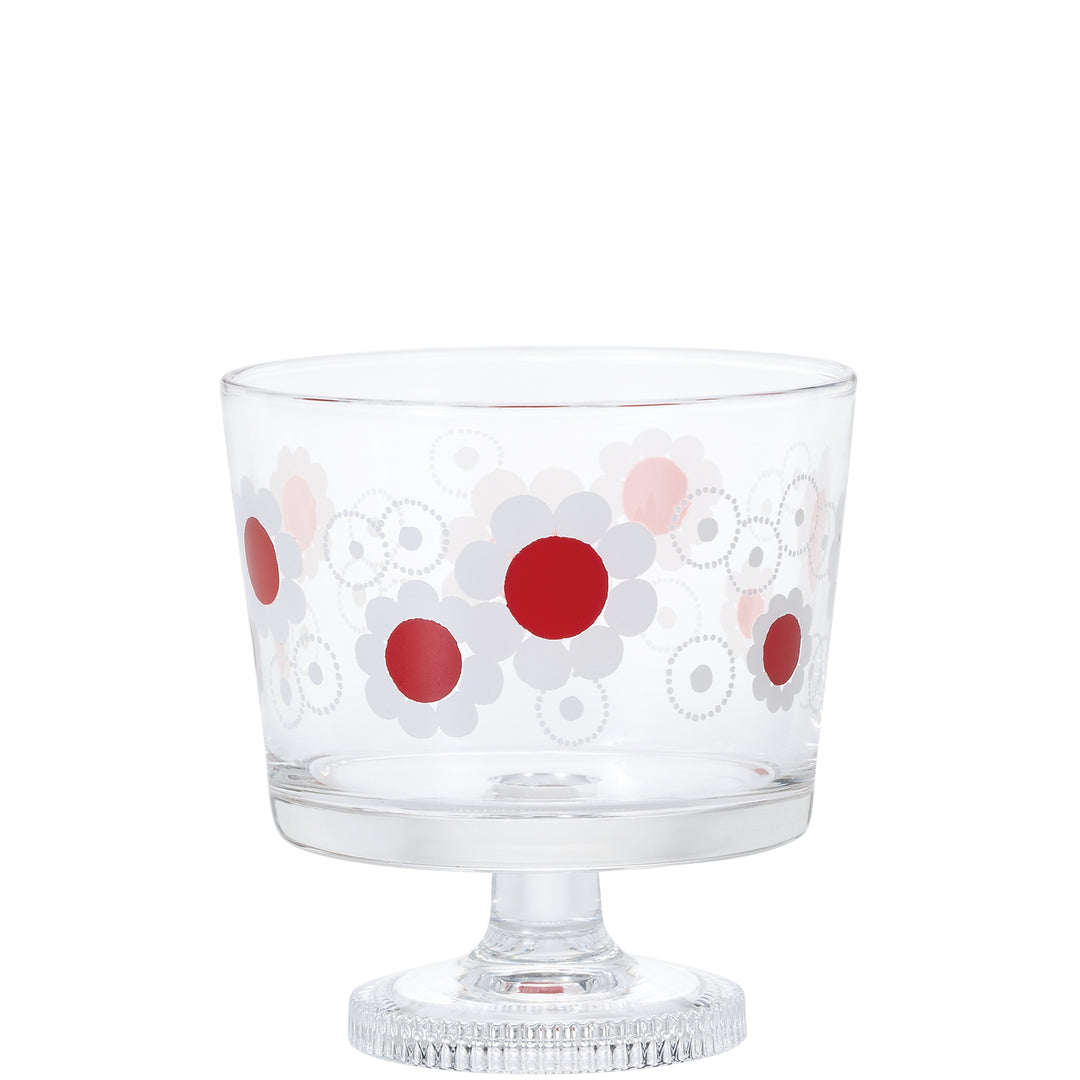 アデリアレトロオンラインショップ 脚付きデザート（深型）花まわし