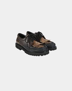 靴 andersson Bell Brown Loafers 40 RESTOCK] UNISEX WESTERN MARY JANE LOAFERS aaa465u(LEOPARD/BROWN