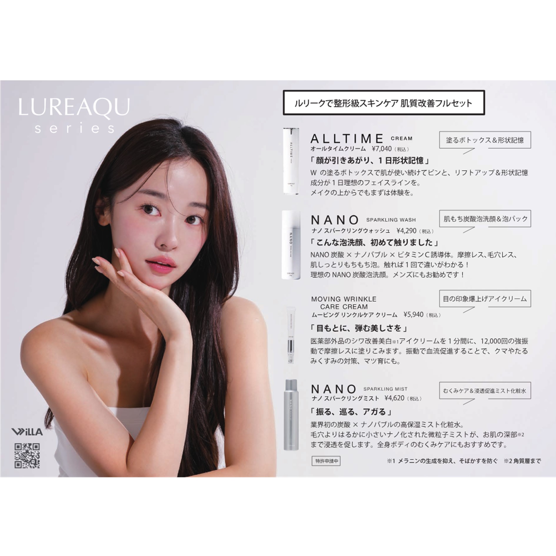 ルリーク 肌質改善フルセット POP