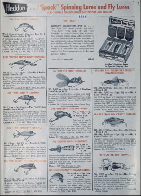 ヘドン タイニートーピード!1952年 生まれの名作ルアー! | 釣りたい