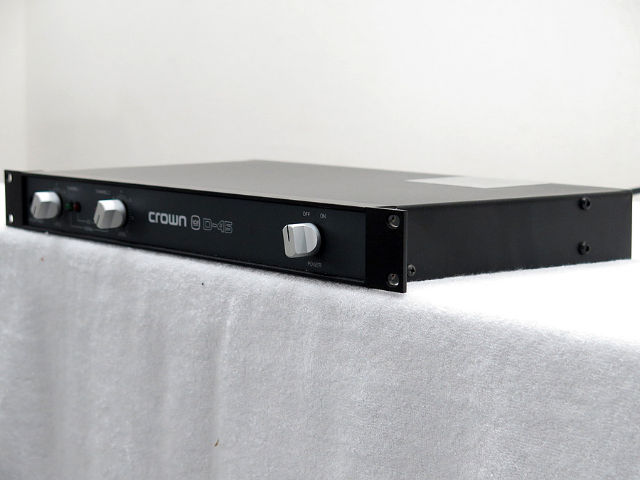 クラウン CROWN D-45 PAパワーアンプ @25207 / 中古オーディオ買取