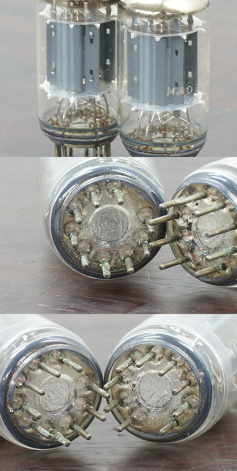 TELEFUNKEN ECC82 Smooth plate 12AU7 NOS管 70年代@27814 / 中古