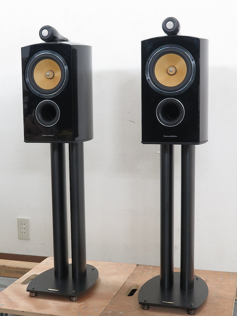 B&W 805 Diamond スピーカー ペア WST-60H T-PROP 付き @30607 / 中古