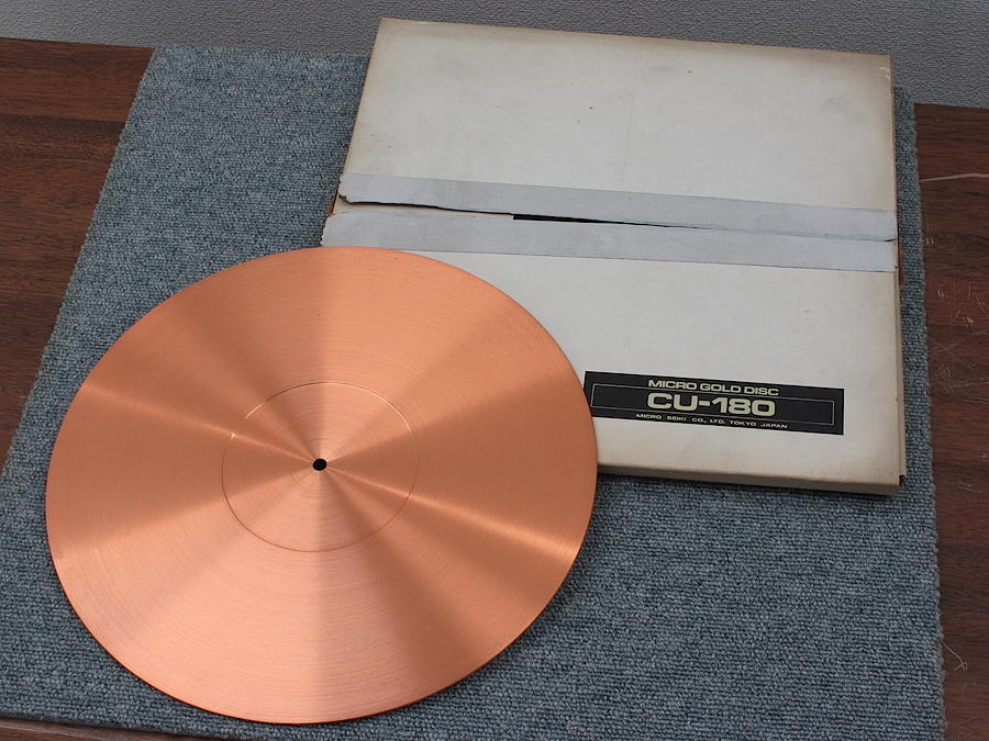 マイクロ MICRO CU-180 銅製ターンテーブルシート 元箱付 @33819