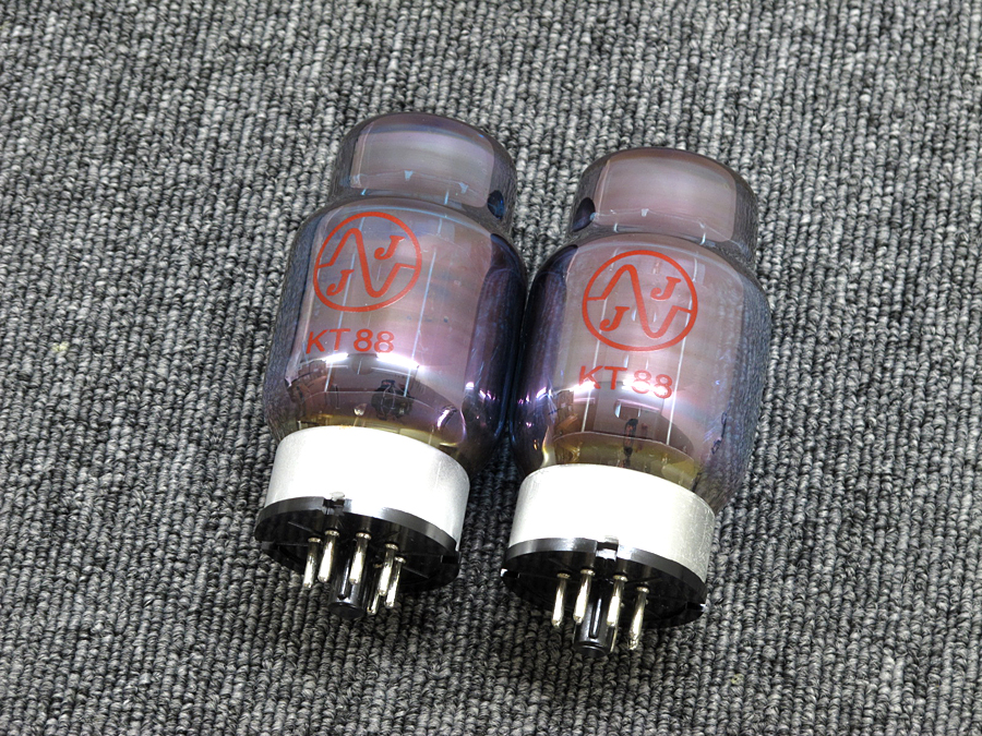 ほぼ未使用 JJ Electronic KT88 真空管 2本ペア マッチング済 JJ