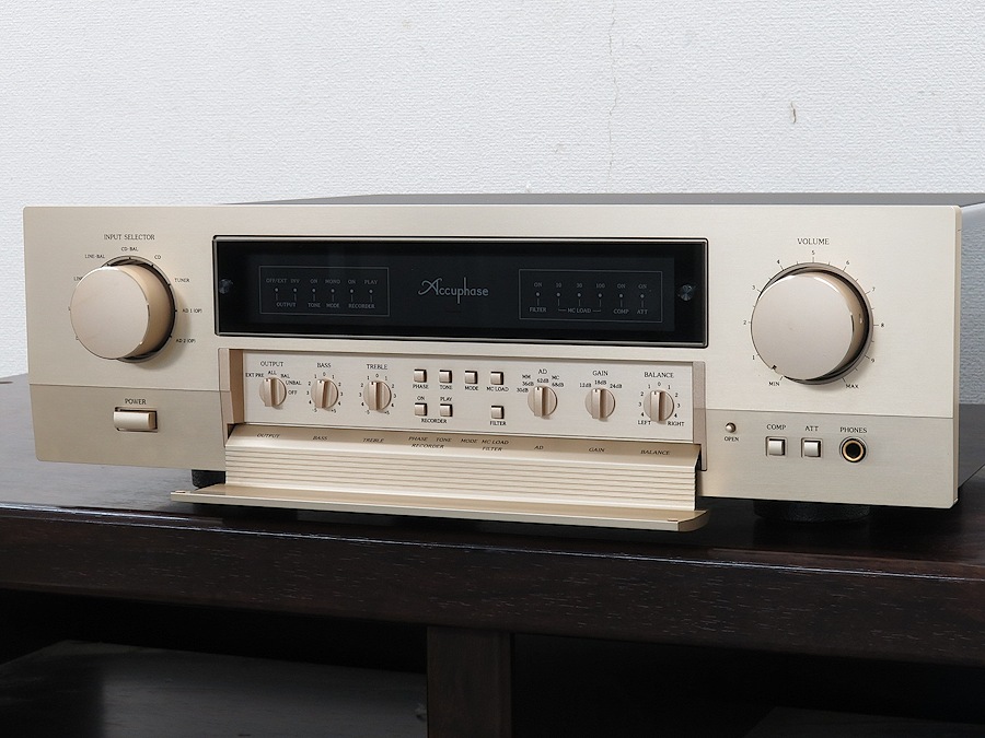 アキュフェーズ Accuphase C-2410 プリアンプ AD-2800付 @35435 / 中古