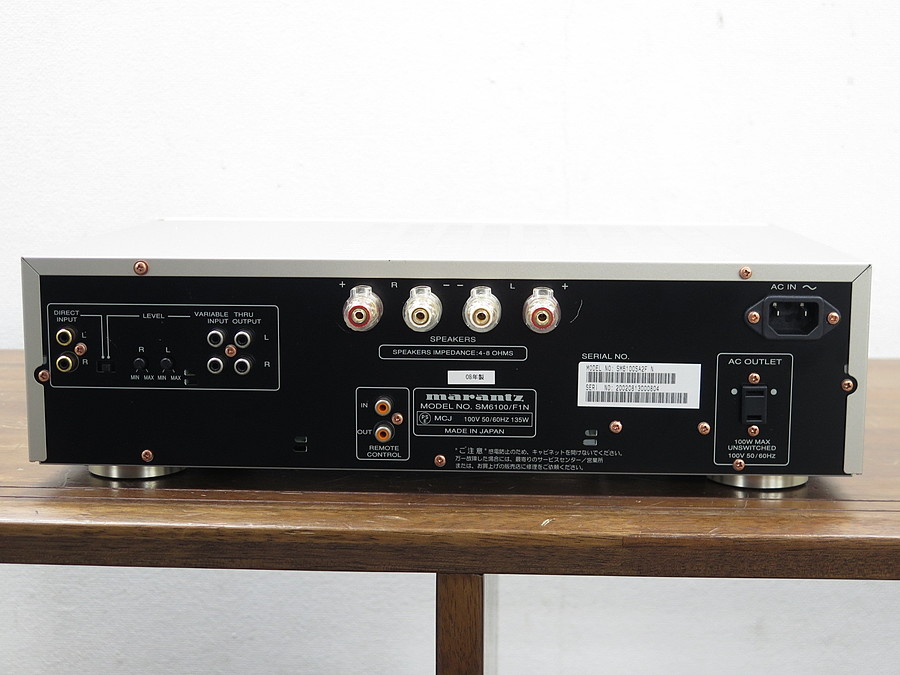 マランツ Marantz SM6100SA Ver.2 パワーアンプ @41743 / 中古