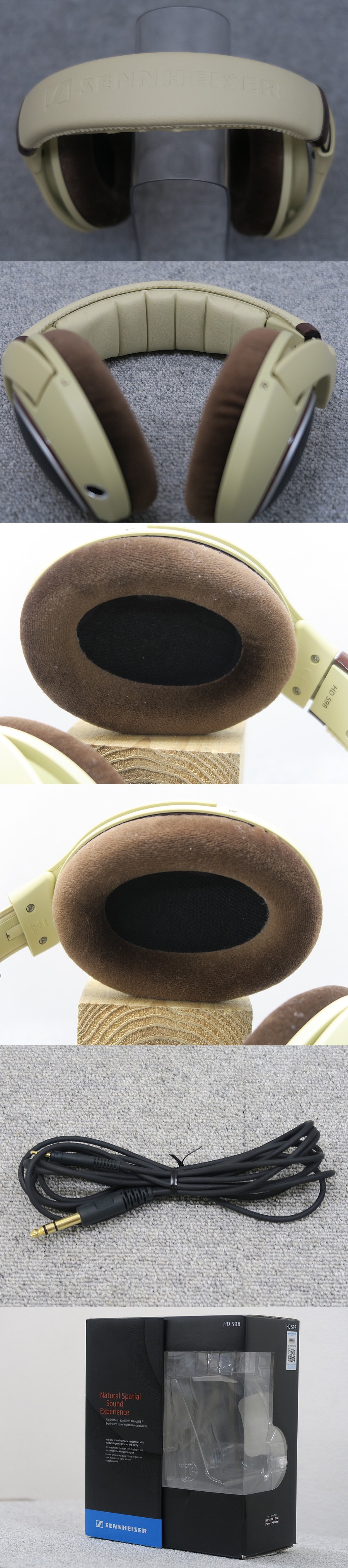 ゼンハイザー SENNHEISER HD598 ヘッドフォン 元箱付 @45049 / 中古