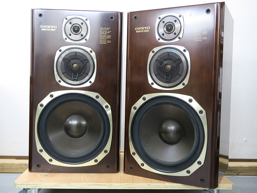 オンキヨー ONKYO MONITOR 2000X スピーカー ペア @45245 / 中古