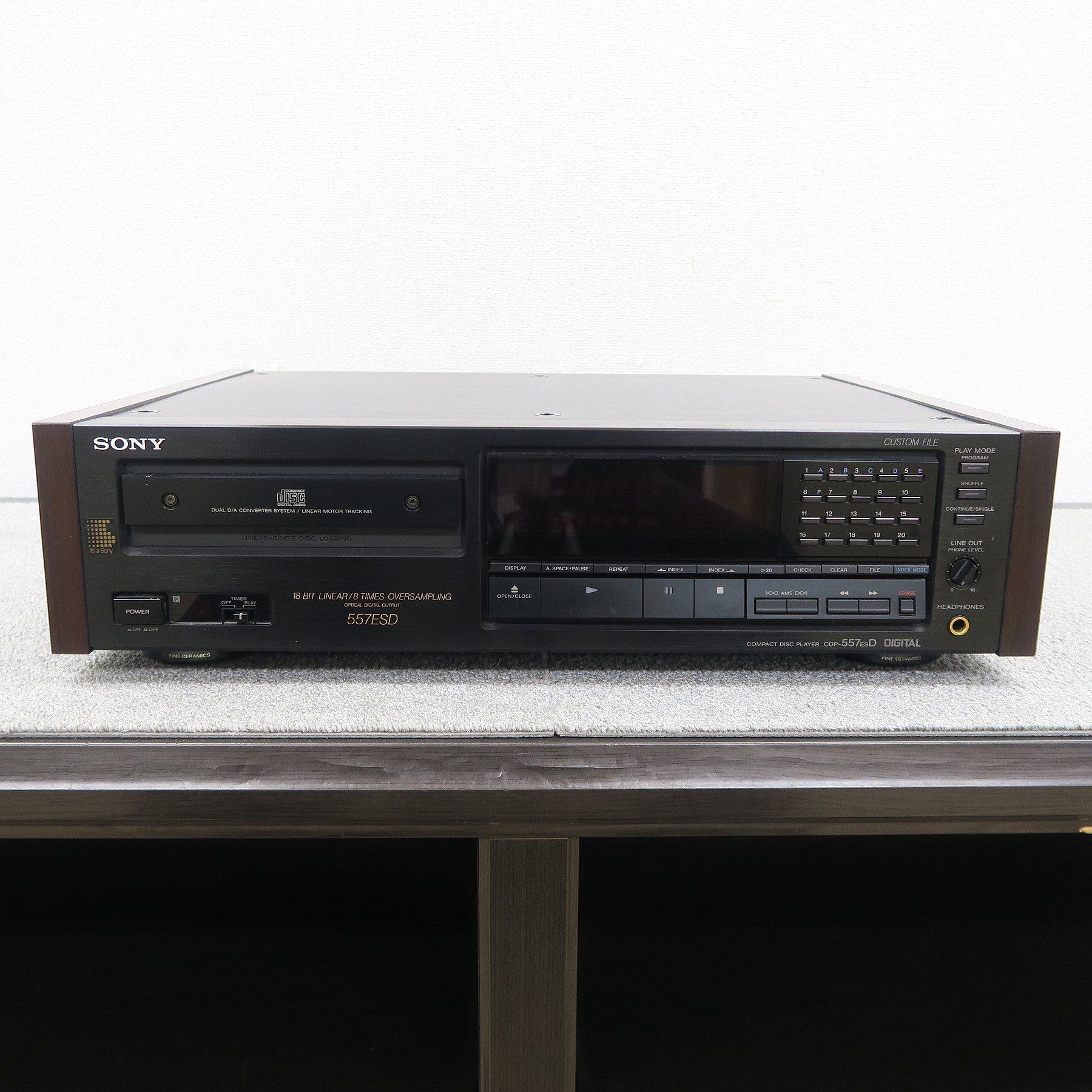 ジャンク】ソニー SONY CDP-557ESD CDデッキ @48494 / 中古オーディオ