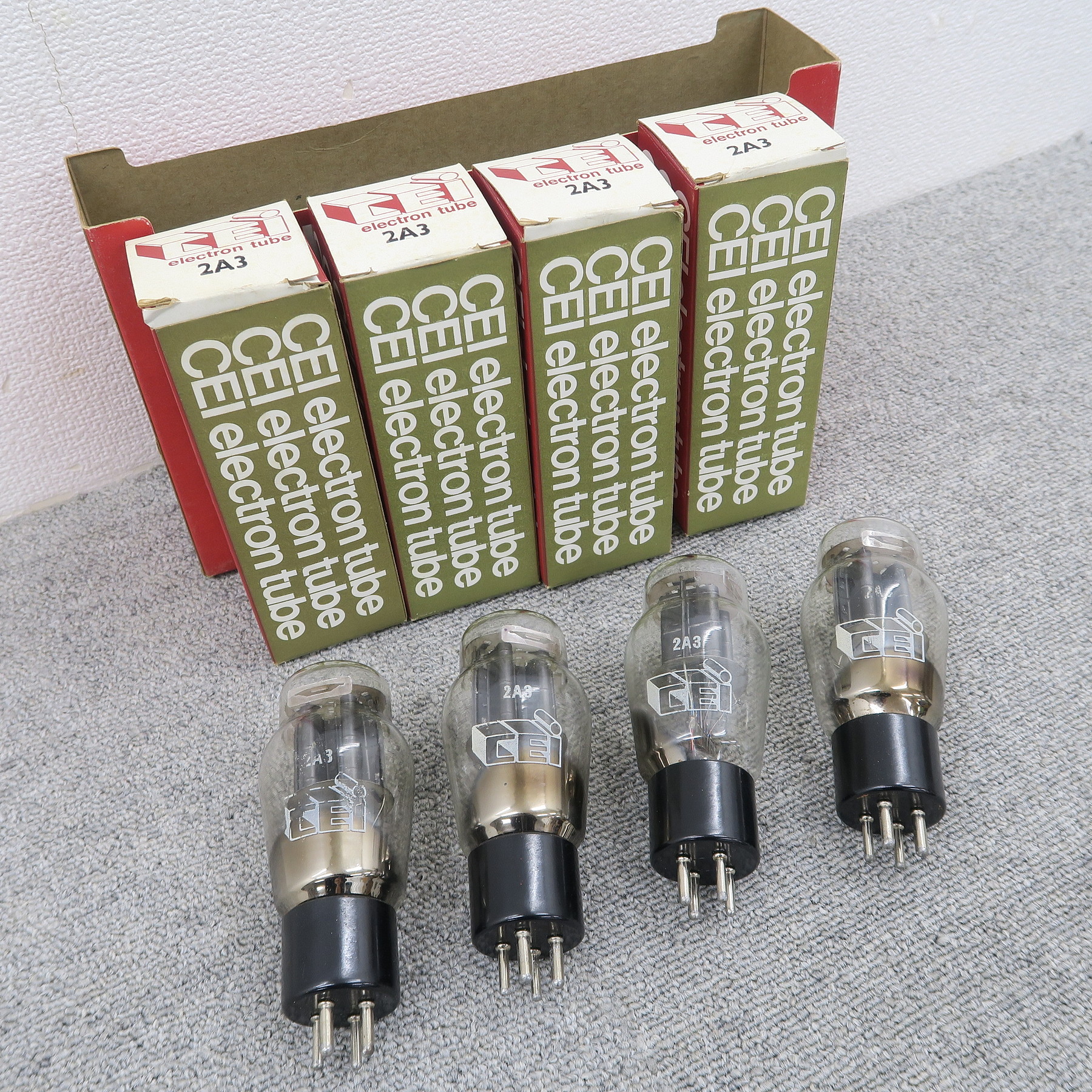 Cランク】CEI 2A3 真空管 4本セット シーイーアイ @57630 / 中古