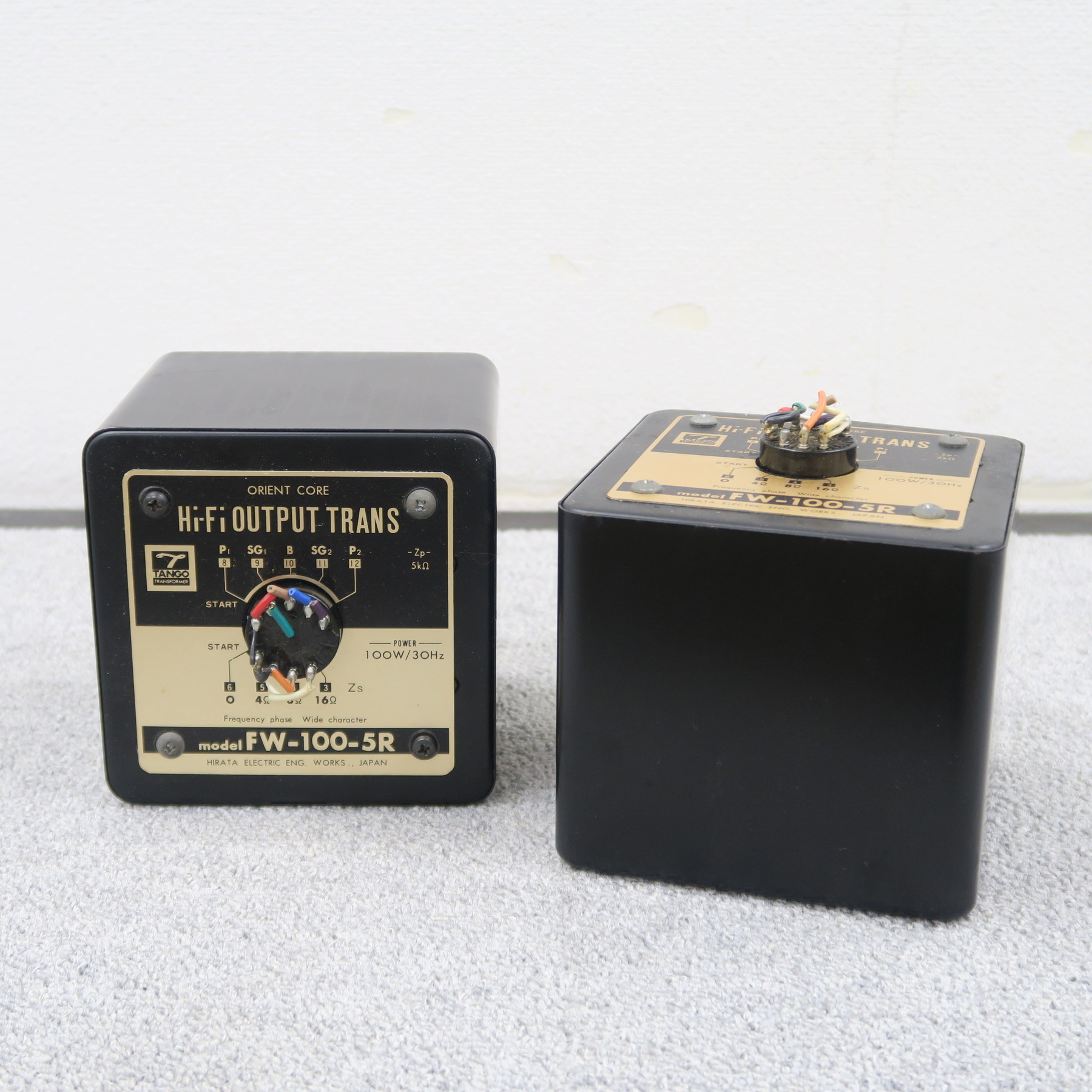 現状】TANGO FW-100-5R 2個 トランス タンゴ @59443 / 中古オーディオ