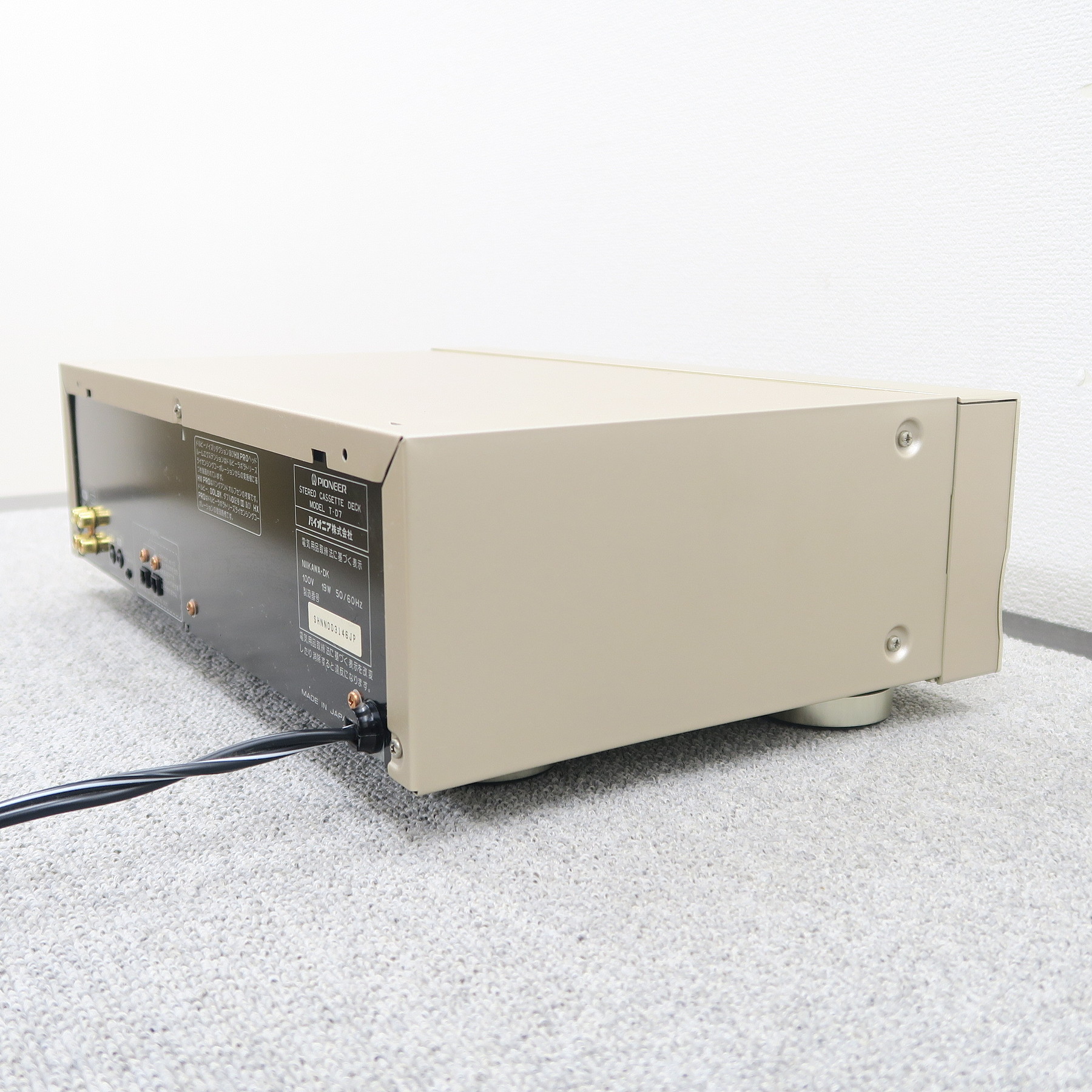 現状】パイオニア Pioneer T-D7 カセットデッキ @54864 / 中古