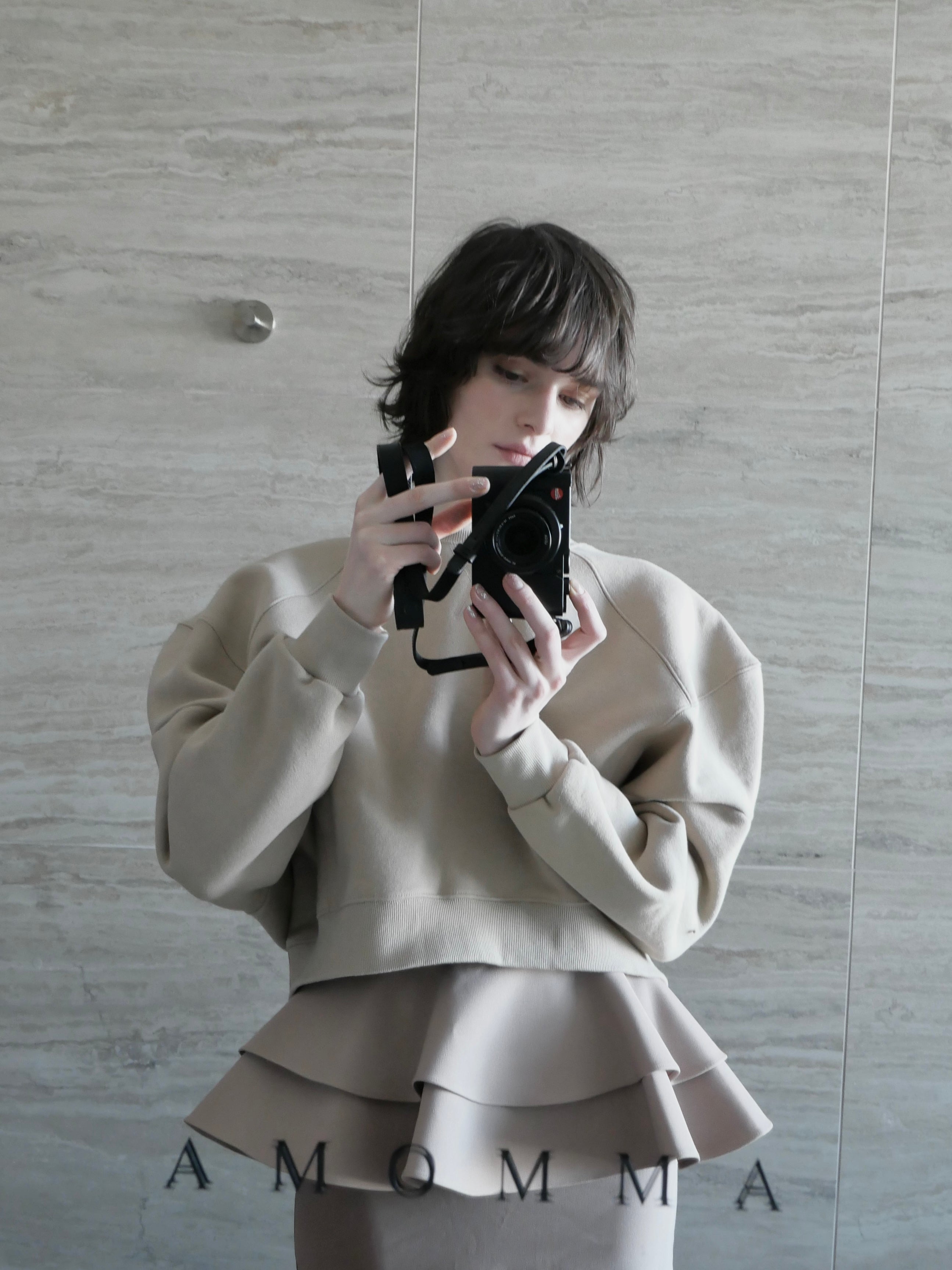 PUFF SLEEVE SWEAT - 起毛なし - – AMOMMA