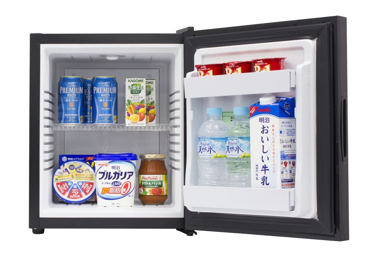 1ドアミラーガラス冷蔵庫 32L（WRH-M132）｜A-Stage inc.